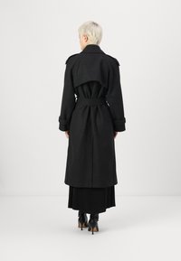 ONLY ONLDEAR TRILLION BELT - Klasický kabát - dark grey
