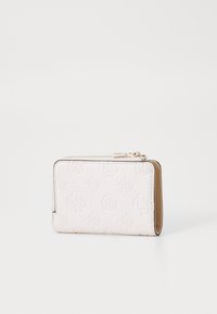 Guess ZARELA ZIP CARD CASE - Rahakott - off white