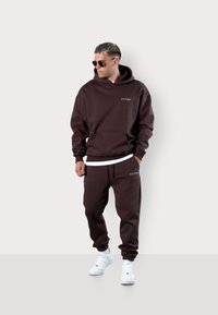 ESTEEM DISCREET OVERSIZED 2.0 - Kapuzenpullover - espresso