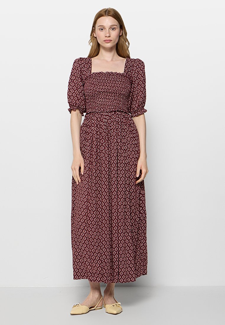Scotch & Soda Maxi-jurk bordeauxrood Scotch & Soda Maxi-jurk bordeauxrood