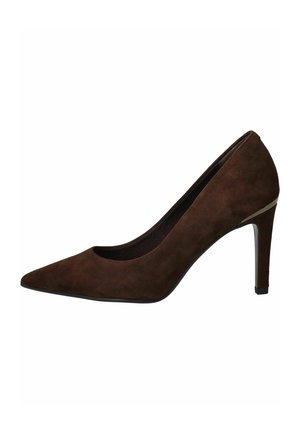 Tamaris, 22448 - Escarpins à talons hauts - mocca suede