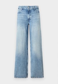 TROUSERS HIGH WAIST WIDE LEG - Wide Leg - bright blue
