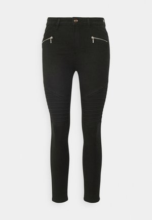 ONLY Petite ONLROYAL BIKER - Jeansy Skinny Fit