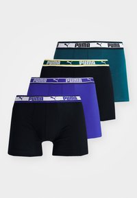 Unselected, purple/green/black