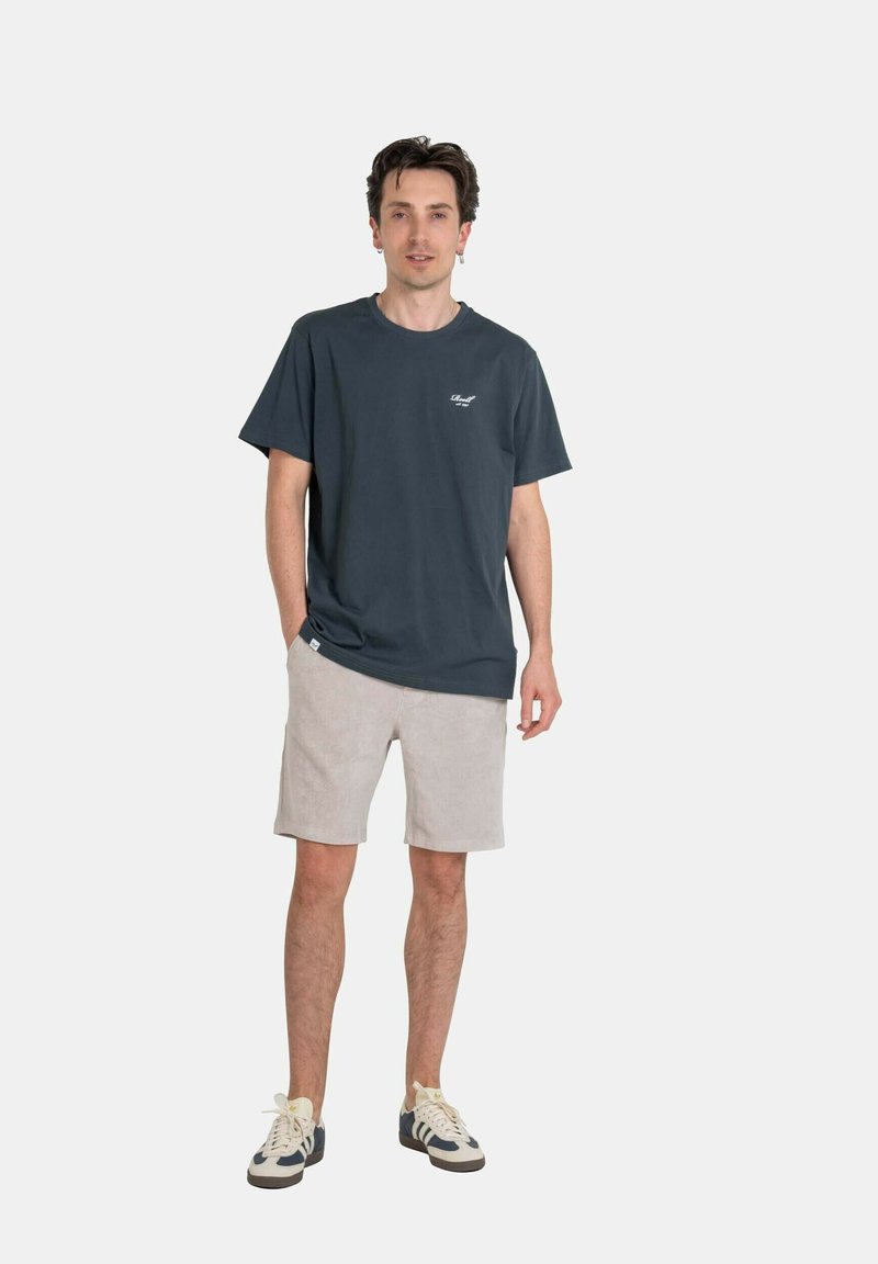 Reell STPALE LOGO - T-Shirt basic - blue