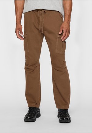 LUNAS 2-POCKET - Oldalzsebes nadrágok - brown