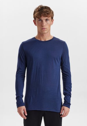 LÅNGÄRMAD EKOLOGISK - Langærmet T-shirt - navy