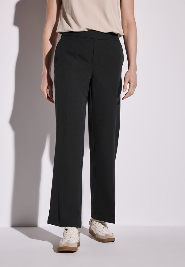 STRAIGHT  - Stoffhose - schwarz