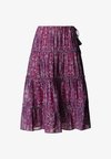 W11 EDNA SKIRT - Falda acampanada - dark rose pink