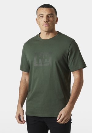 Camiseta estampada - jungle green