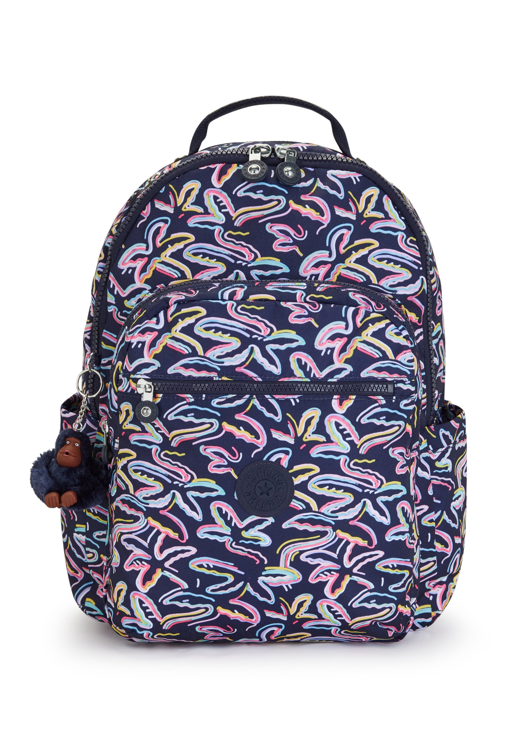 Kipling SEOUL BTS PRT - Rucksack - palm fiesta print/royal 