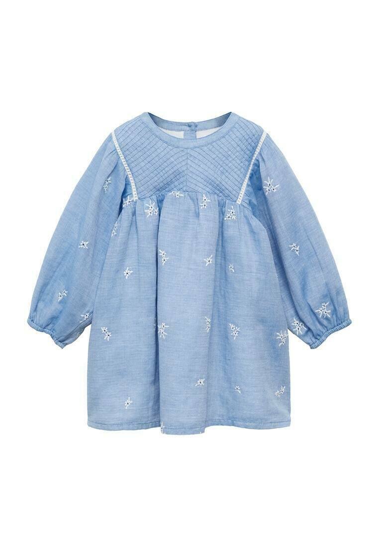 Mango Kids TROPEZ - Day dress - light blue - Zalando.ie