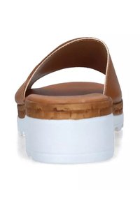 Cinzia Soft CON BANDA EFFETTO LEGNO - Ciabattine con tacco - light brown