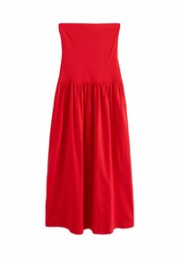 Next - DROP WAIST BANDEAU LENGTH - Jersey dress - red Thumbnail Image 1