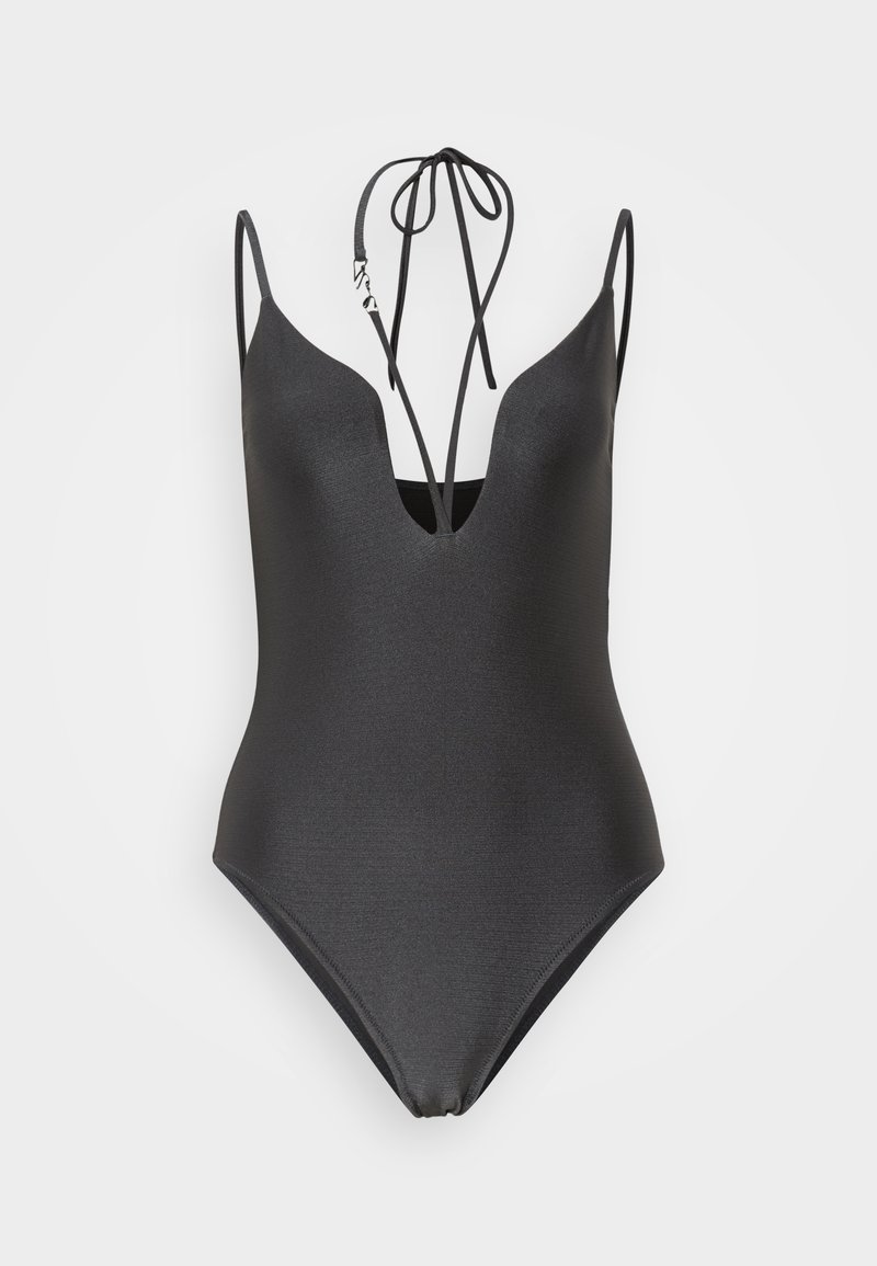 Karl Lagerfeld Badpak zilverkleurig Karl Lagerfeld Badpak zilverkleurig