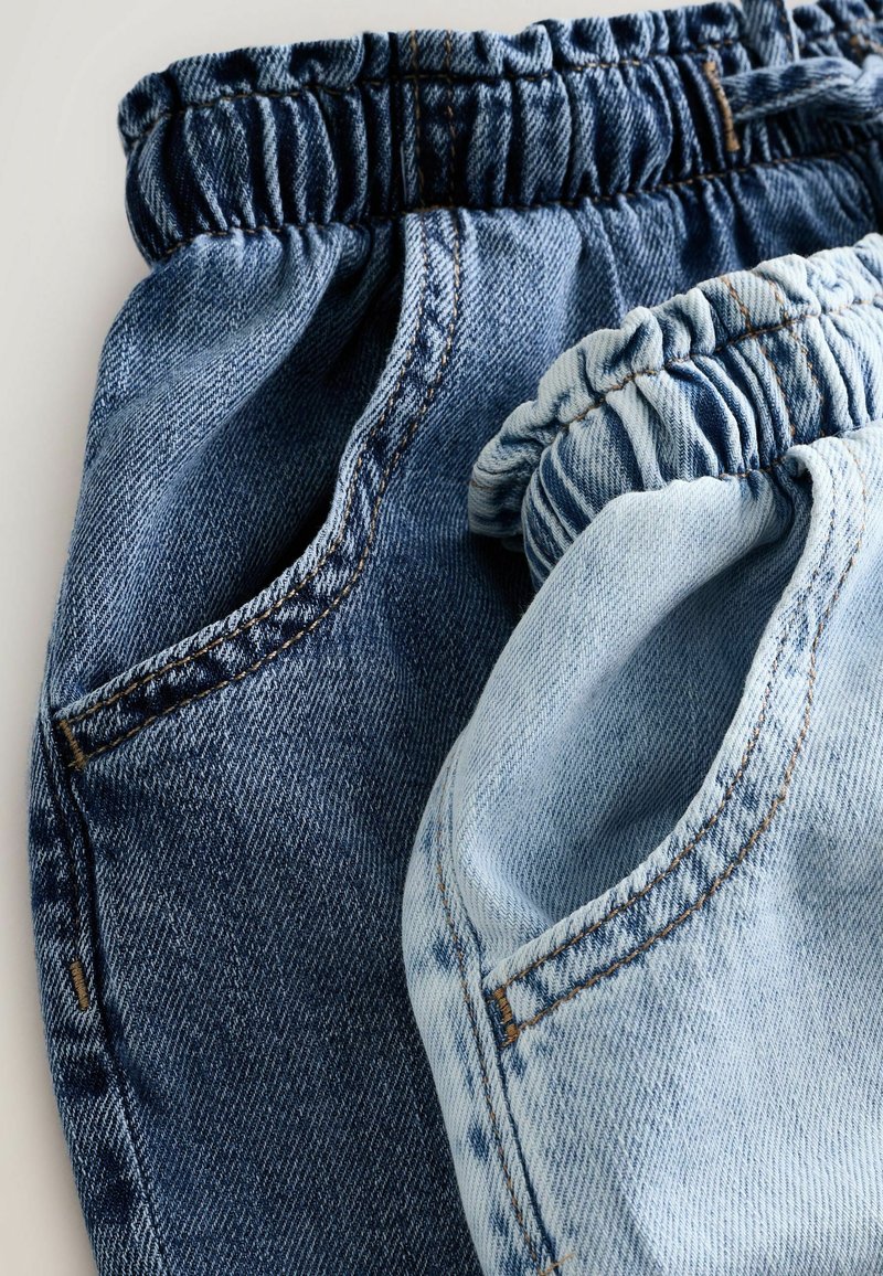 Next REGULAR FIT - 2 PACK FRAY - Shorts di jeans - blue/blu
