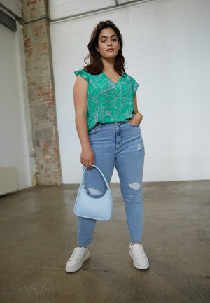 ONCSUI STRDESTROY - Džíny Straight Fit - light blue denim