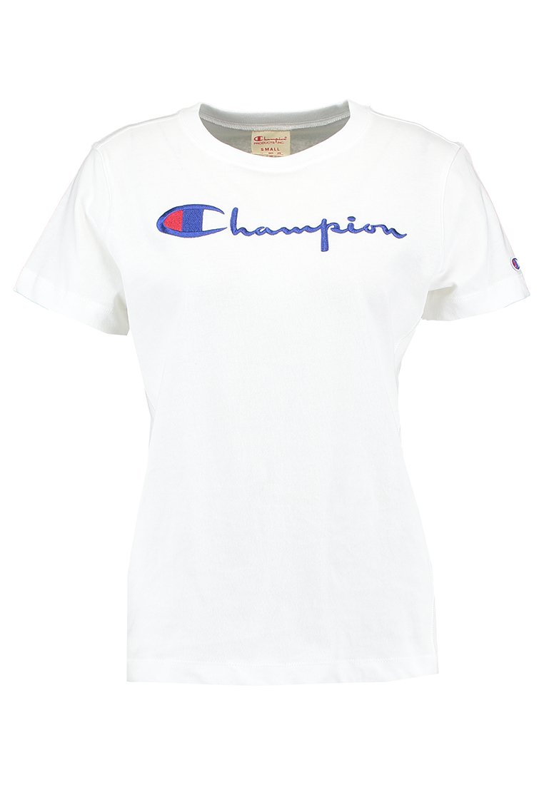champion reverse weave t shirt white