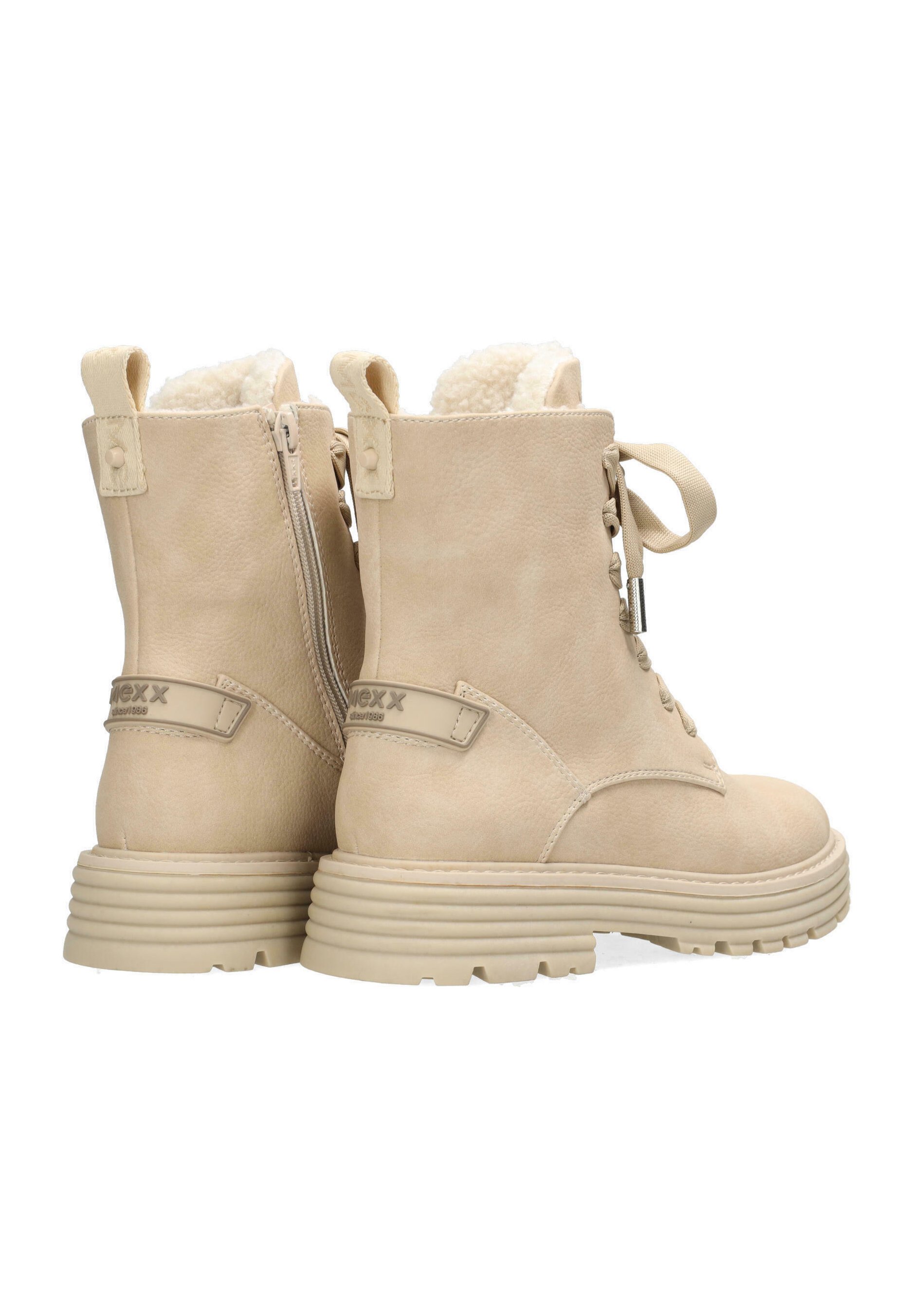 CAMINANDO MIDDLE BOOTS　ベージュ　25ｃｍ　2024AW MOC SHORT BOOTS BEIGE SUEDE – caminando.jp