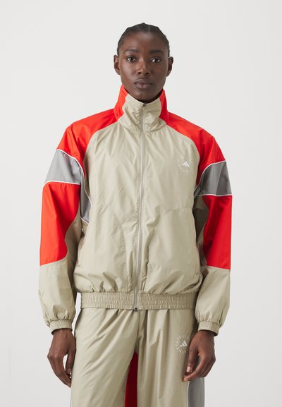 adidas by Stella McCartney TRACKTOP - Training jacket - desert sand/active red