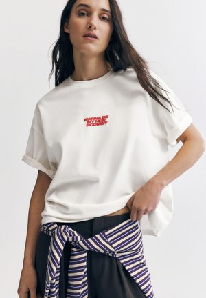 ROOMMATE GRAPHIC - T-shirts print - white