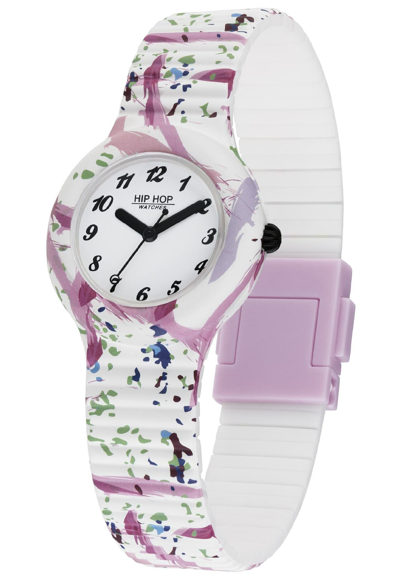 Hip Hop SPRING PAINT - Orologio - fantasia bianco/fuxia - Zalando