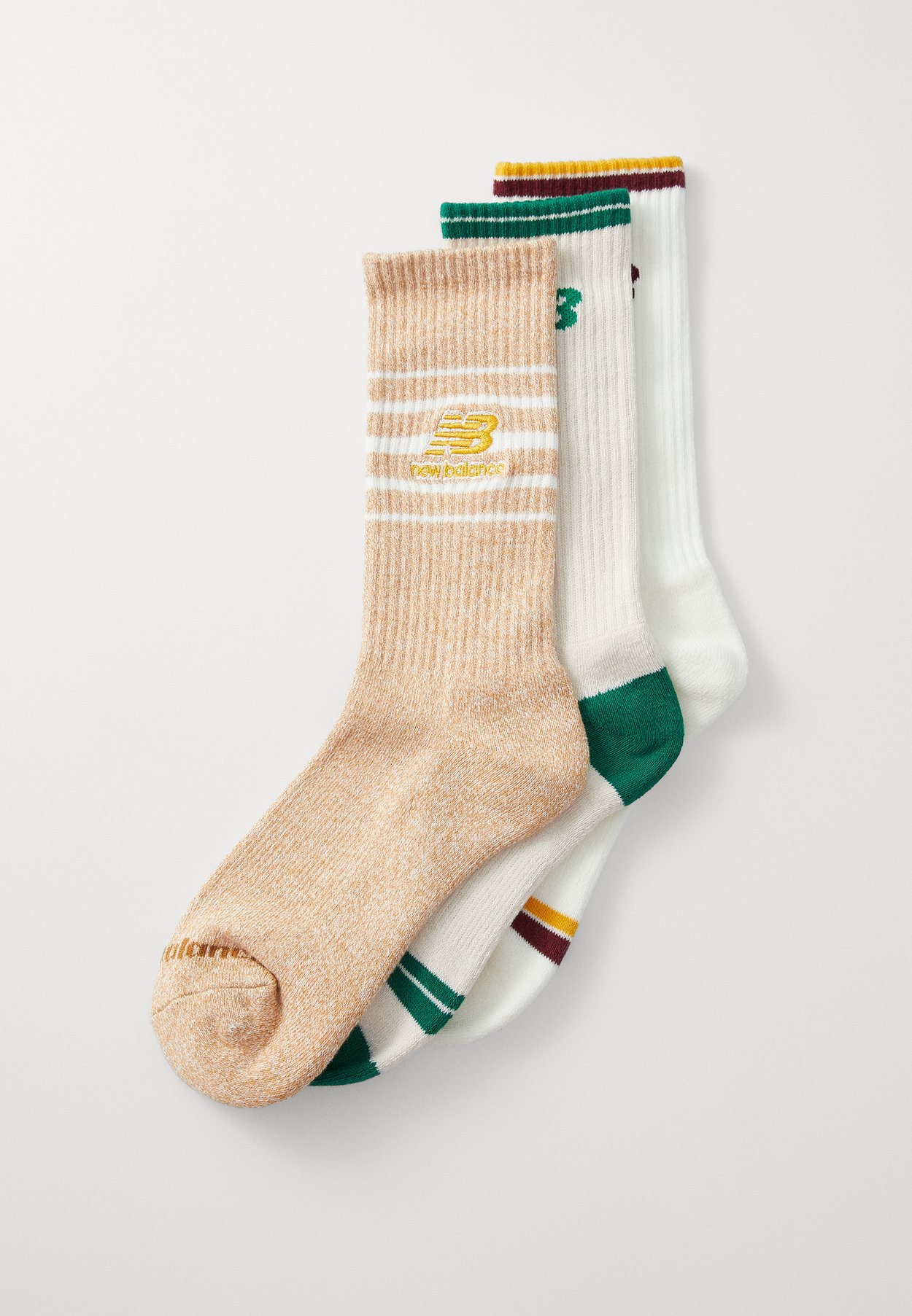 MIXED NB LOGOS CREW 3 PACK