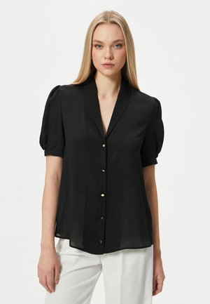 Koton SHORT SLEEVE - Camicia - black
