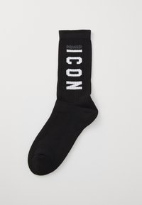 ICON MID CREW SOCKS - Nogavice - black/white