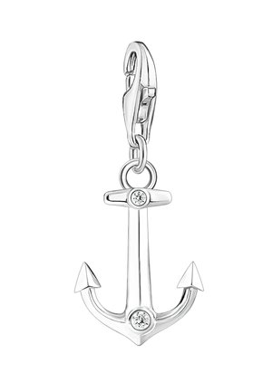 Anhänger - silberfarben weiß