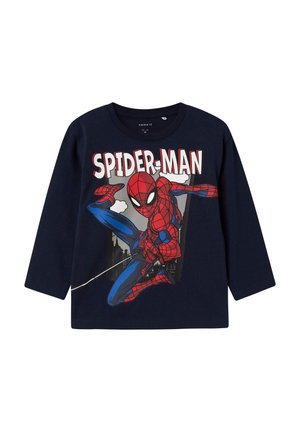 NMMJUICE SPIDER - Long sleeved top - navy blazer