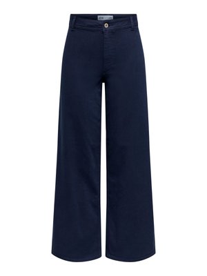 JDY, HOSE MIT WEITEM BEINSCHNITT JDYIRIS NORMAL GESCHNITTEN HOSE MIT WEITEM BEINSCHNITT - Zvonové džínsy - navy blazer