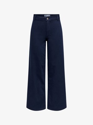 JDY, HOSE MIT WEITEM BEINSCHNITT JDYIRIS NORMAL GESCHNITTEN HOSE MIT WEITEM BEINSCHNITT - Jean flare - navy blazer