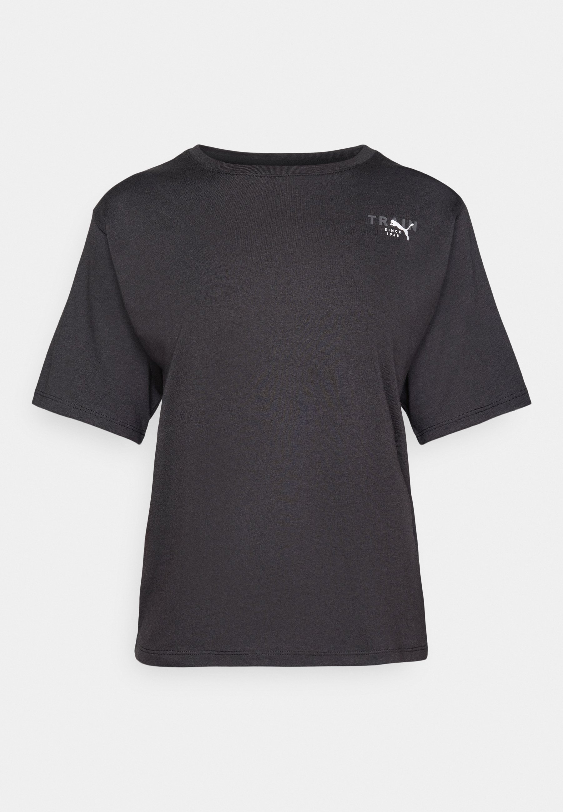 Puma PRETTY TOUGH GRAPHIC TEE - Sportovní tričko - black