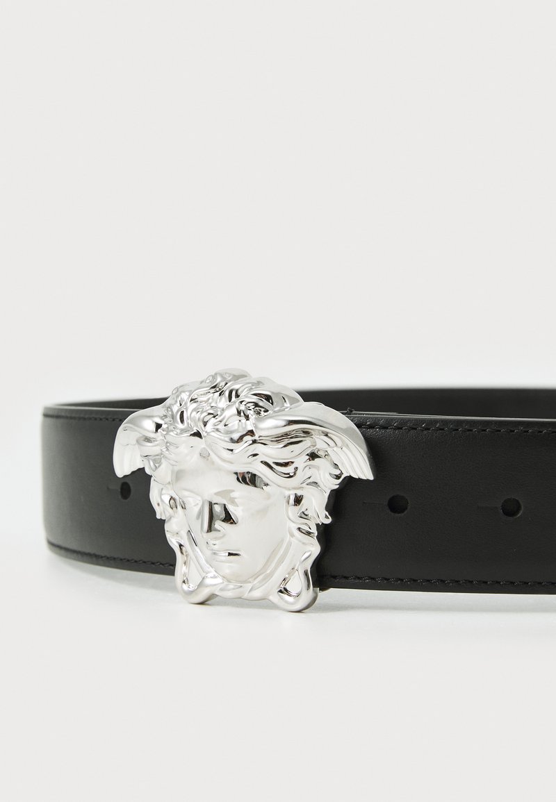 Versace BELT UNISEX Cintura black/palladium/nero