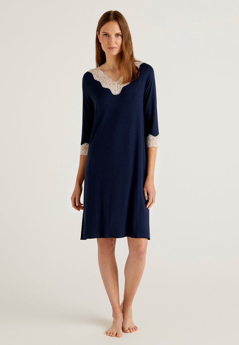Chemise Benetton Taille M/38-40 Rouge - Coton, Occasion Très Bon état