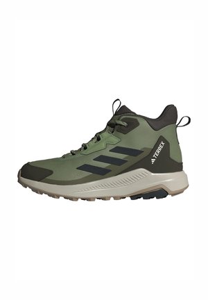 TERREX ANYLANDER MID - Vaelluskengät - tent green/core black/olive strata