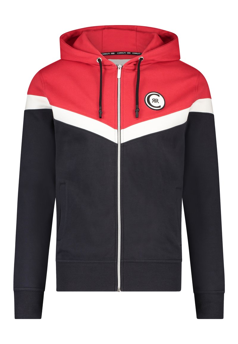 Herren Kapuzenpullover | Cerruti 1881 DIEPPE Sweatjacke dark blue/red/dunkelblau - NS00936 Herren Kapuzenpullover | Cerruti 1881 DIEPPE Sweatjacke dark blue/red/dunkelblau - NS00936