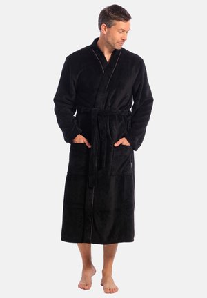 Peignoir - black/grey