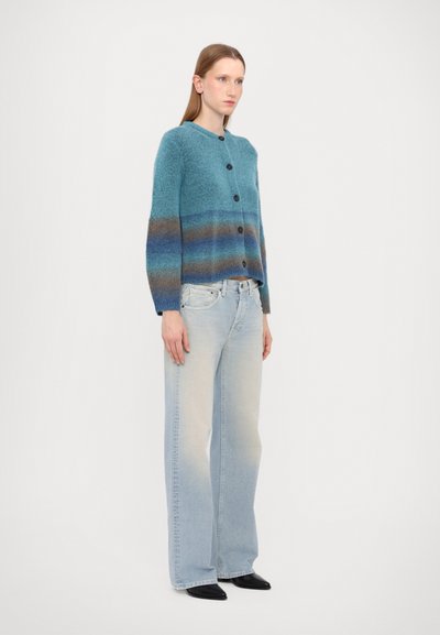 PS Paul Smith BUTTON THRU - Cardigan - blue