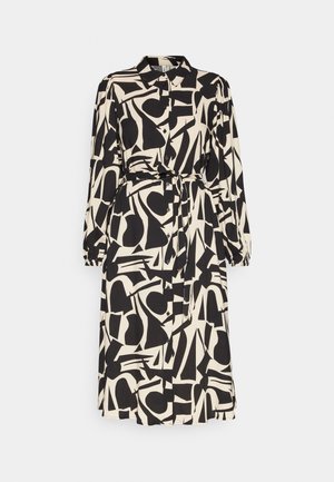 ONLHALIA MIDI BELT DRESS - Maxi ruha - black/city graphic