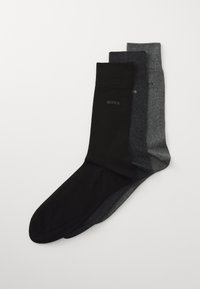 3 PACK - Socks - black/light grey/dark grey