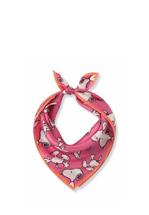PEANUTS NICKI MIT SNOOPY ALLOVER-MUSTER - Halsdoek - pink
