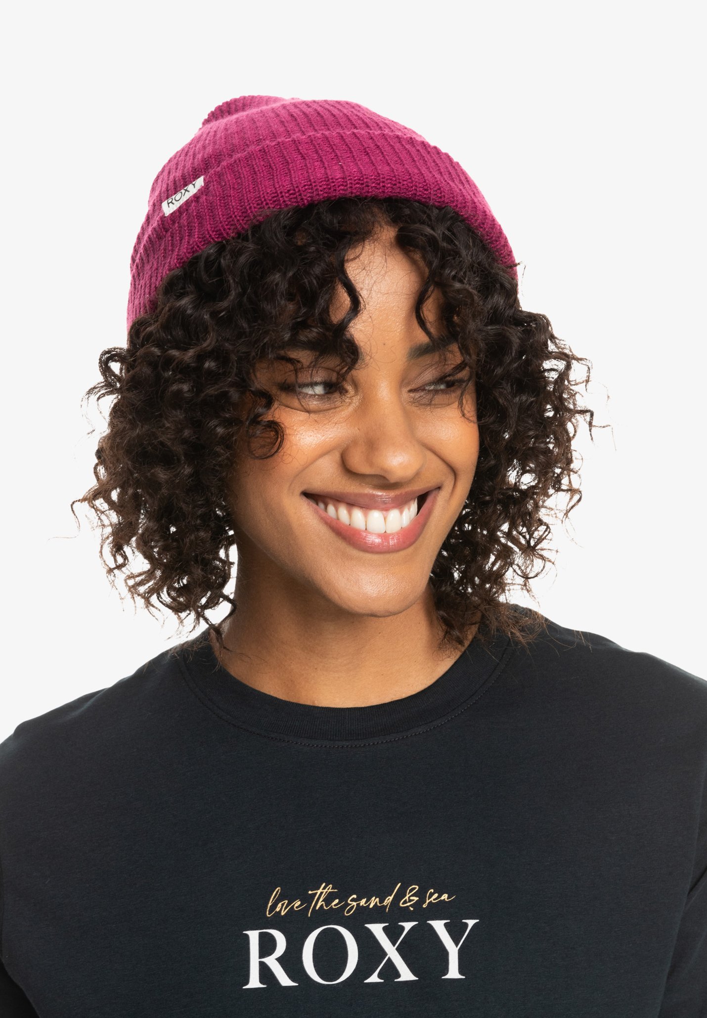 roxy pink beanie