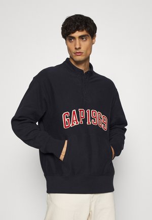 SNAP MOCK - Sweatshirt - new classic navy