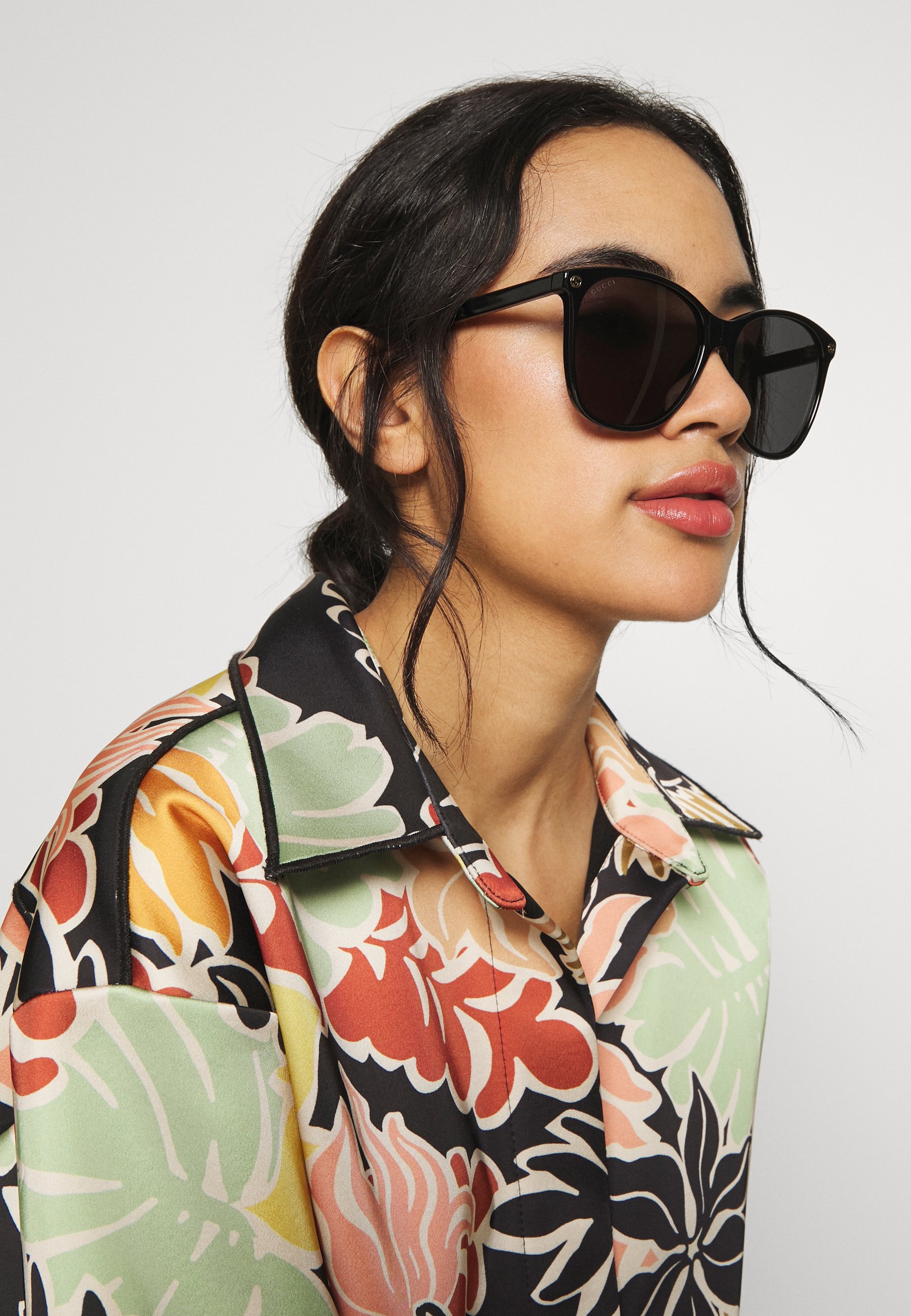 Gucci Zonnebril - black/grey/zwart - Zalando.nl