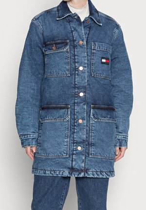 Kurzmantel - dark-blue denim