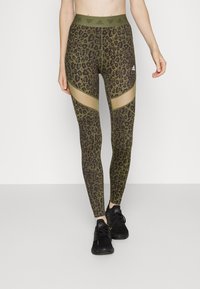 adidas Performance Leggings - multicolor/focus olive