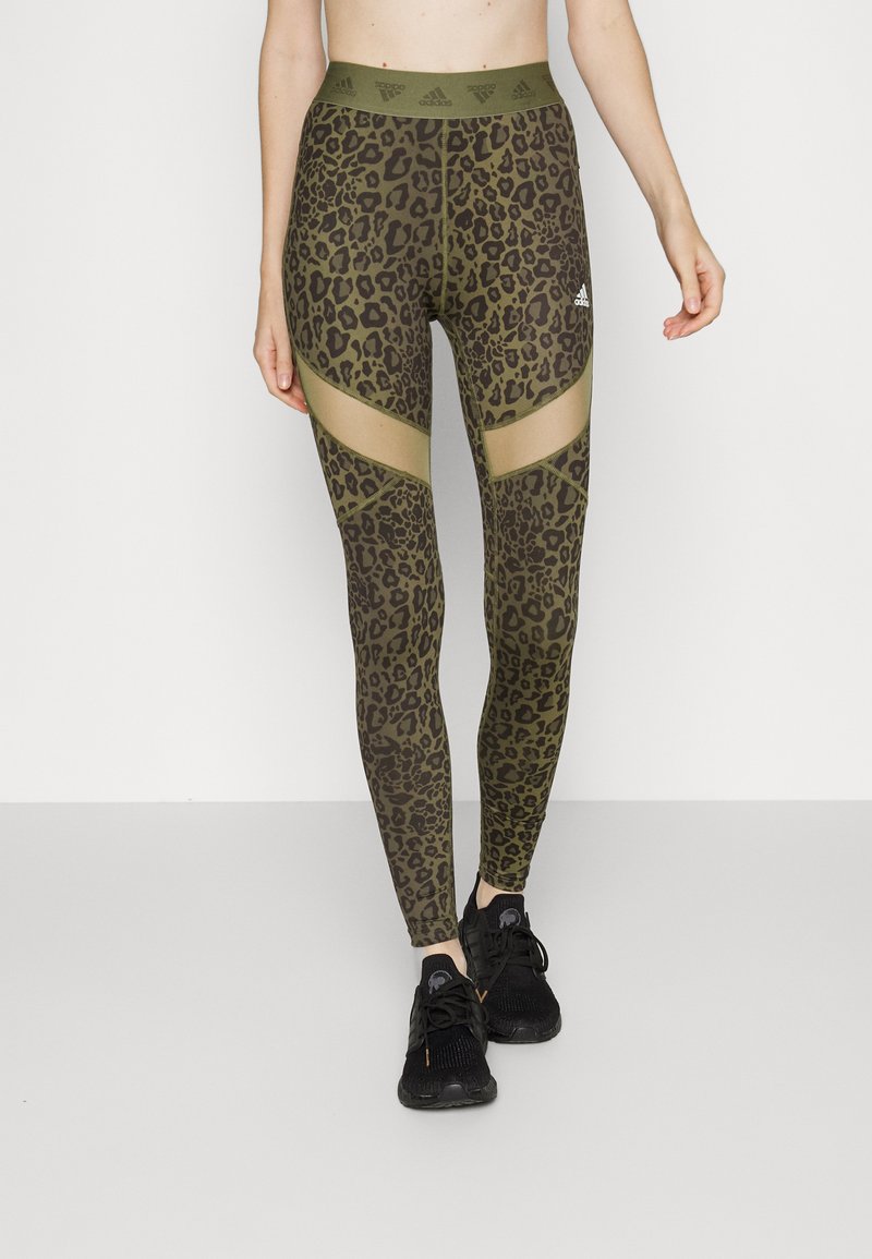 adidas Performance Leggings - multicolor/focus olive