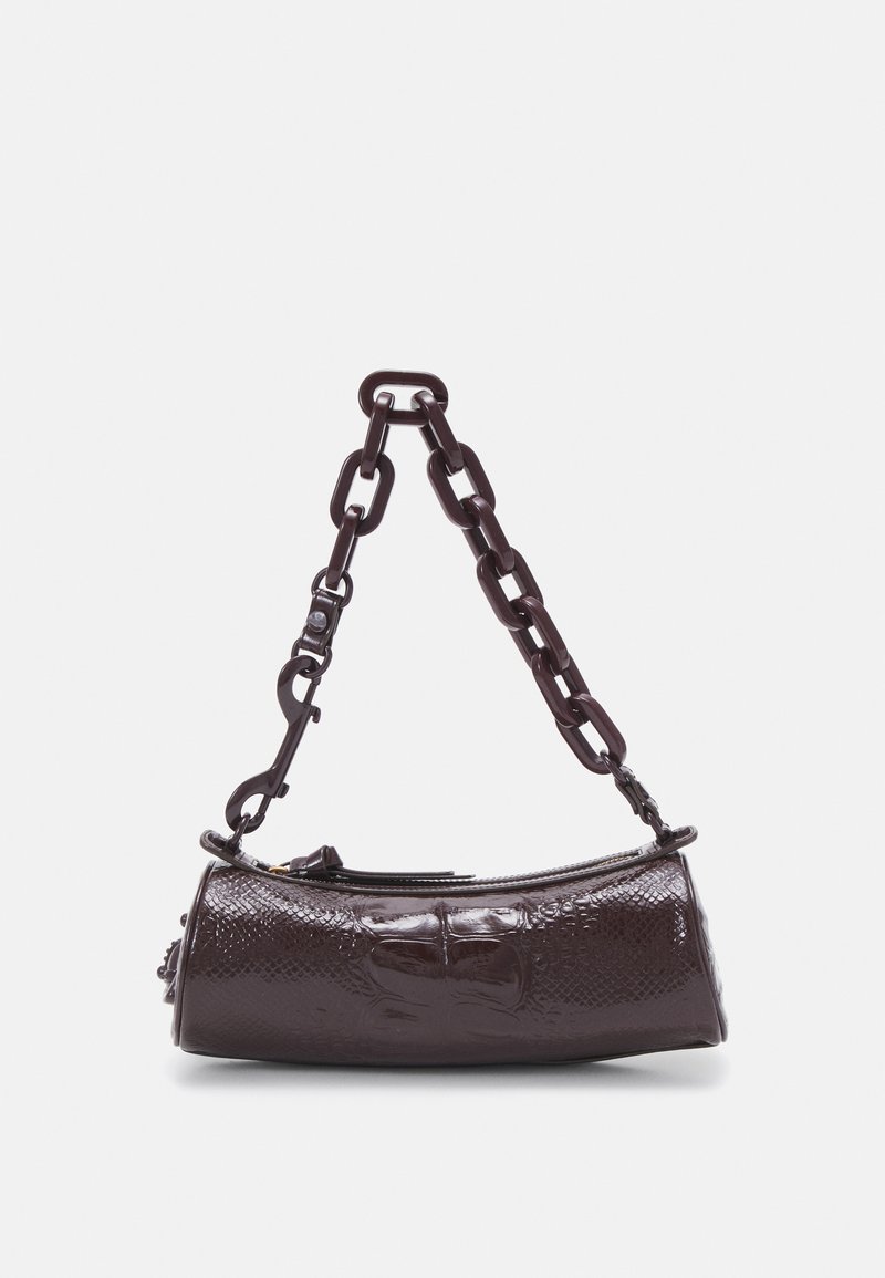 Vivienne Westwood CINDY CYLINDER BAG - Sac à main - brown enamel